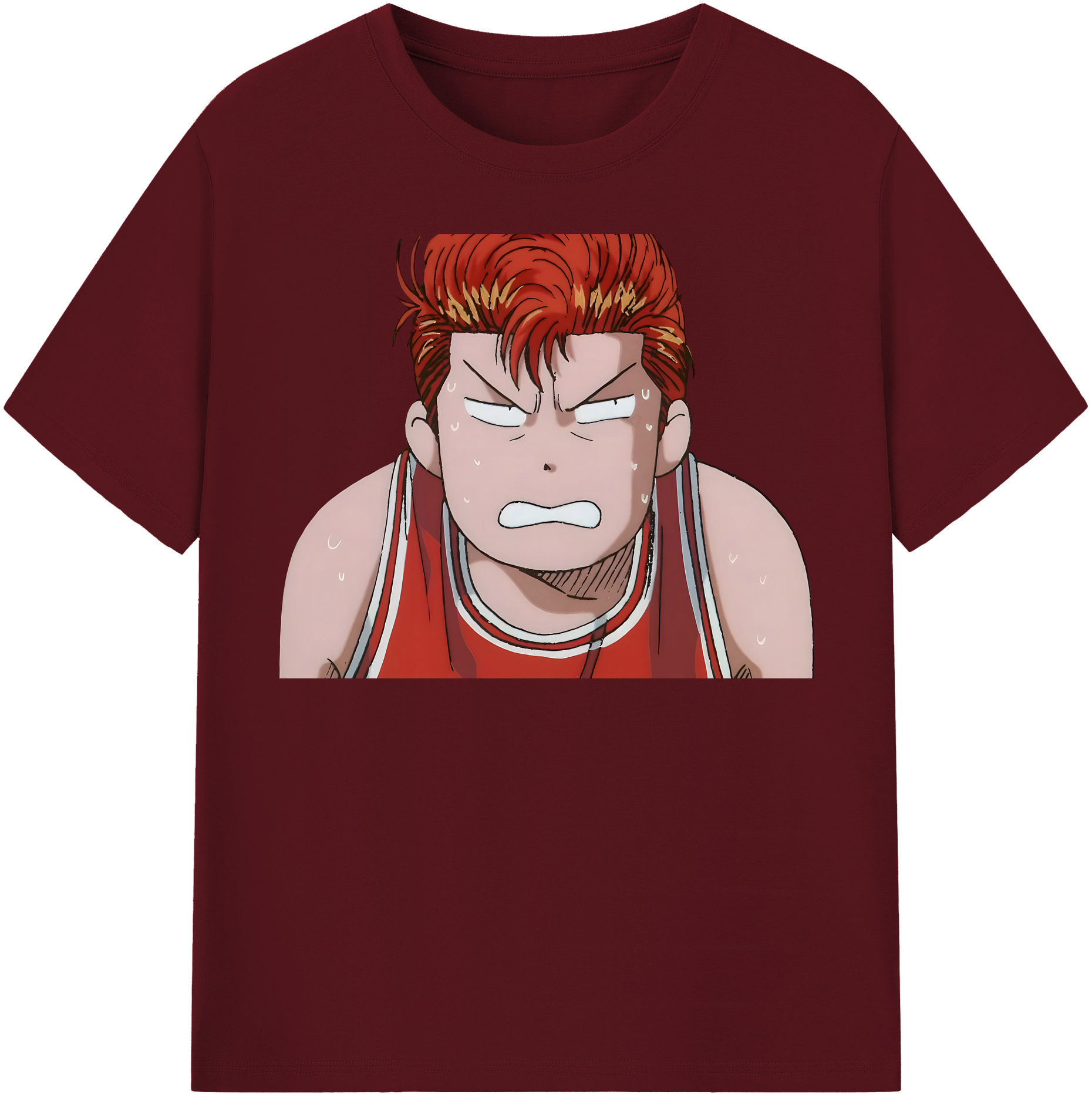 SLAM DUNK／スラムダンク 綿100％半袖Tシャツ（フロントプリント）